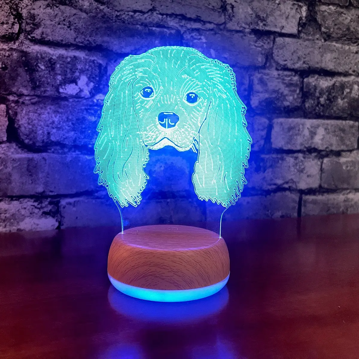 King Charles Spaniel Led Lamp Night Light 1