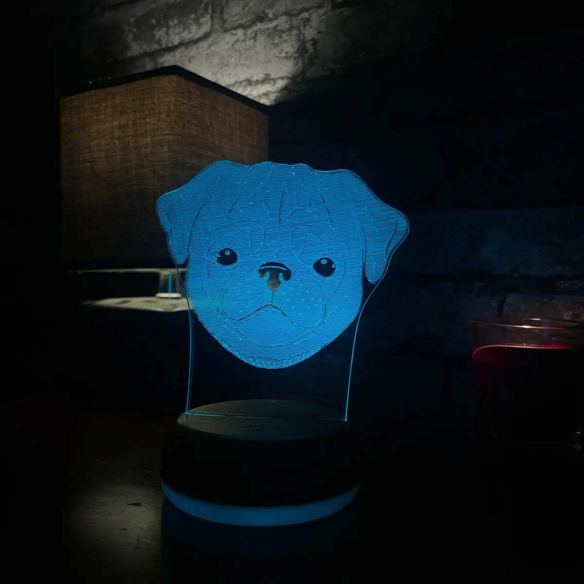 Pug Led Lamp Night Light 1