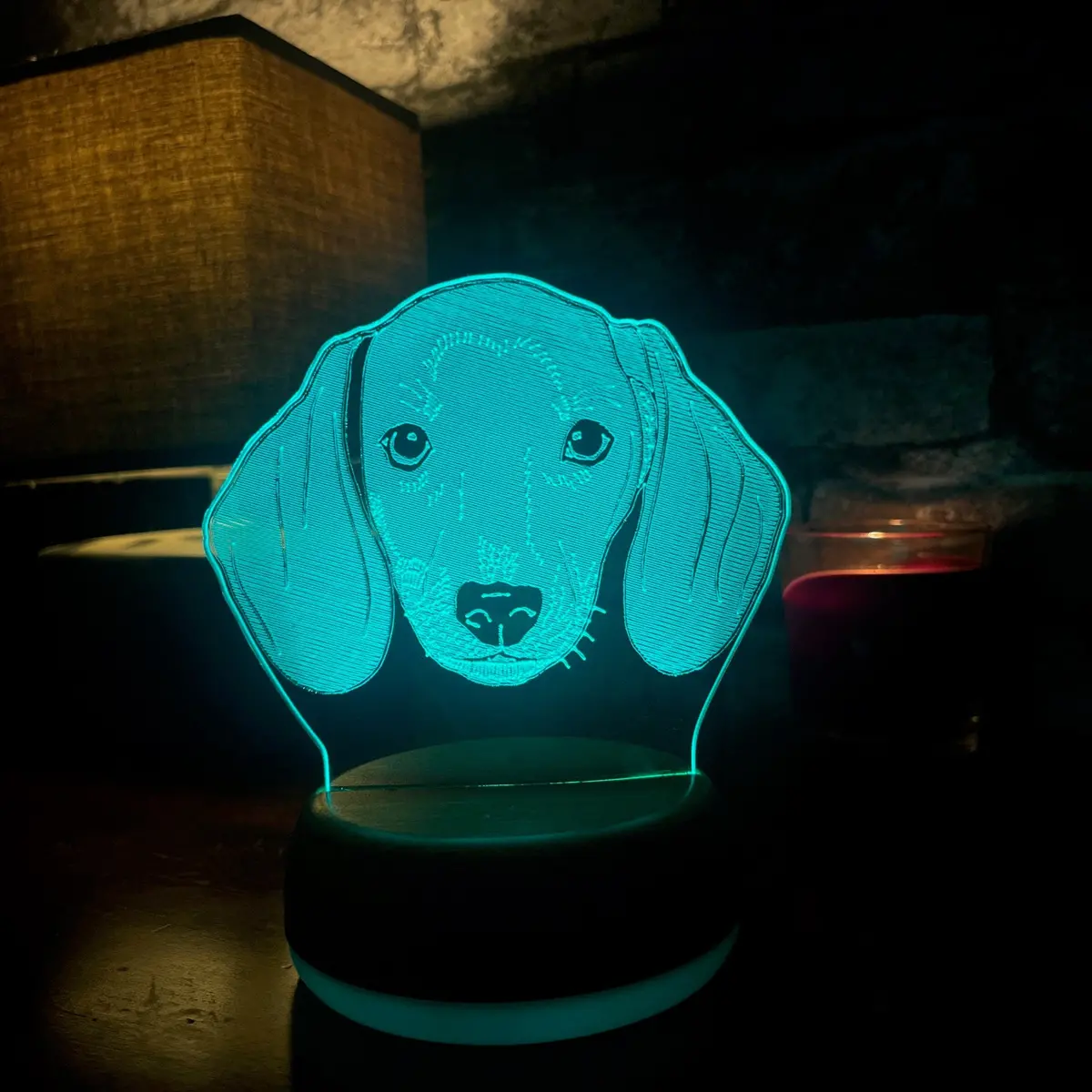 Dachshund Dog Led Lamp Night Light 1