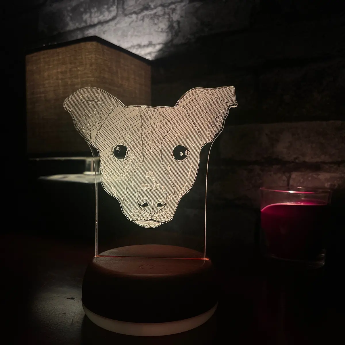 Jack Russell Led Lamp Night Light 1