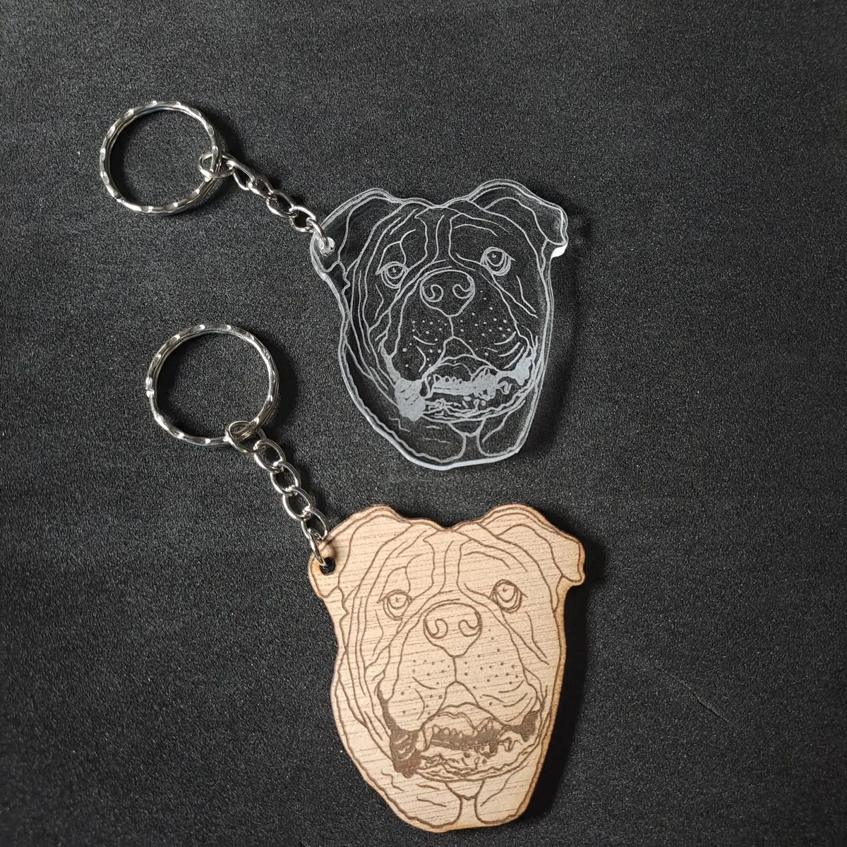 Bull Dog Keyring 1