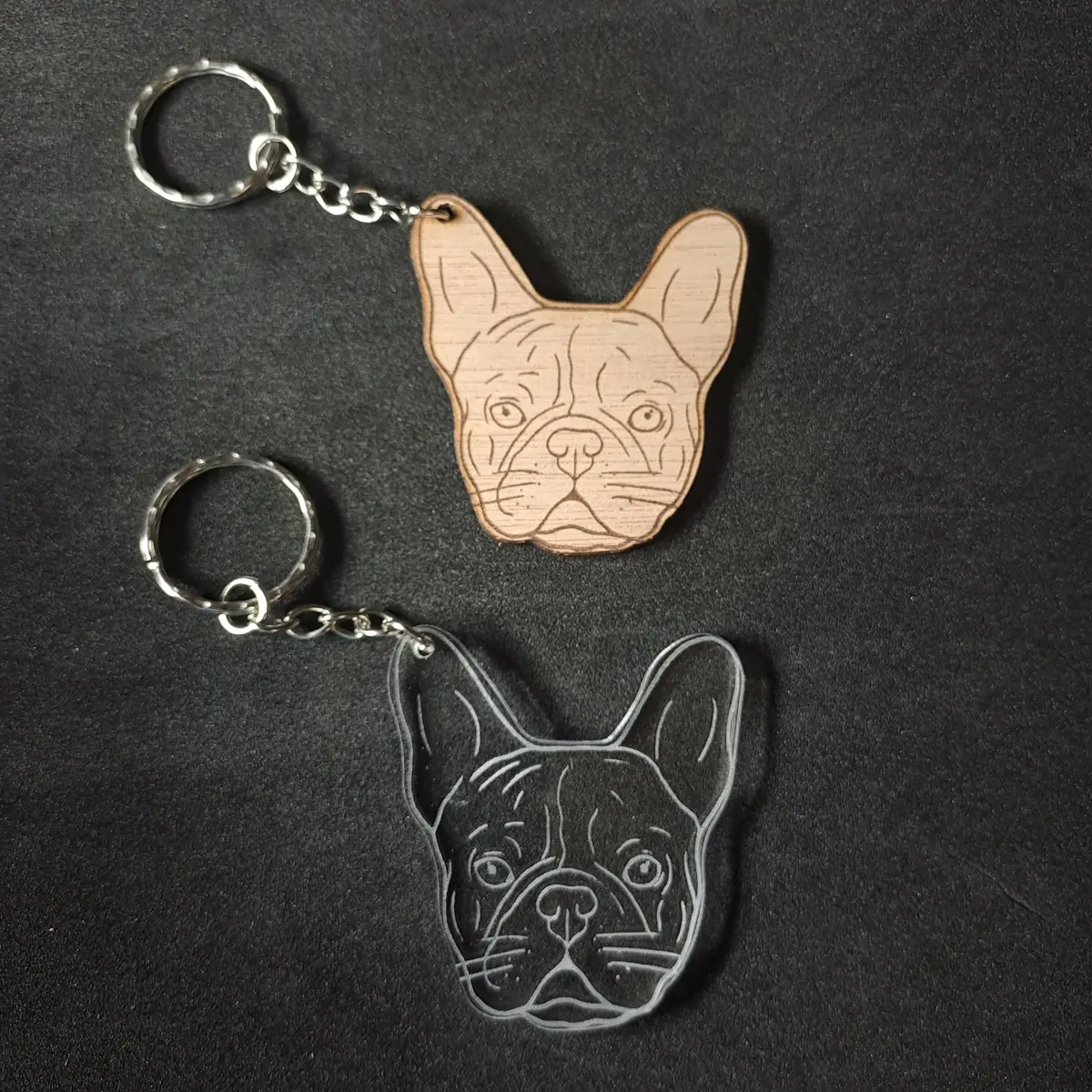 French Bulldog Keyring 1