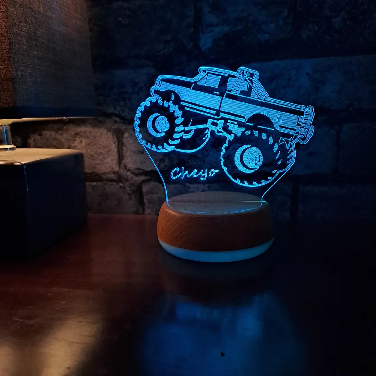 Monster Truck Led Lamp Night Light 1
