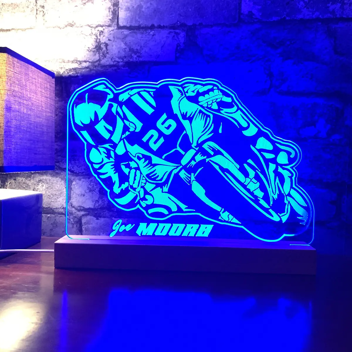 Personalised Superbike Led Lamp Night Light 1