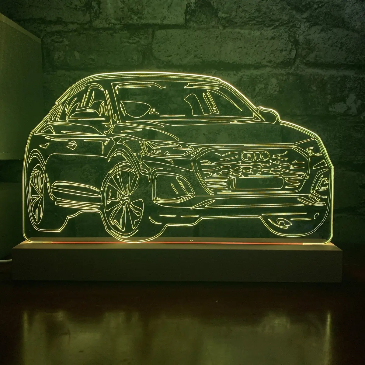Sports Car Q5 Led Lamp Night Light 1