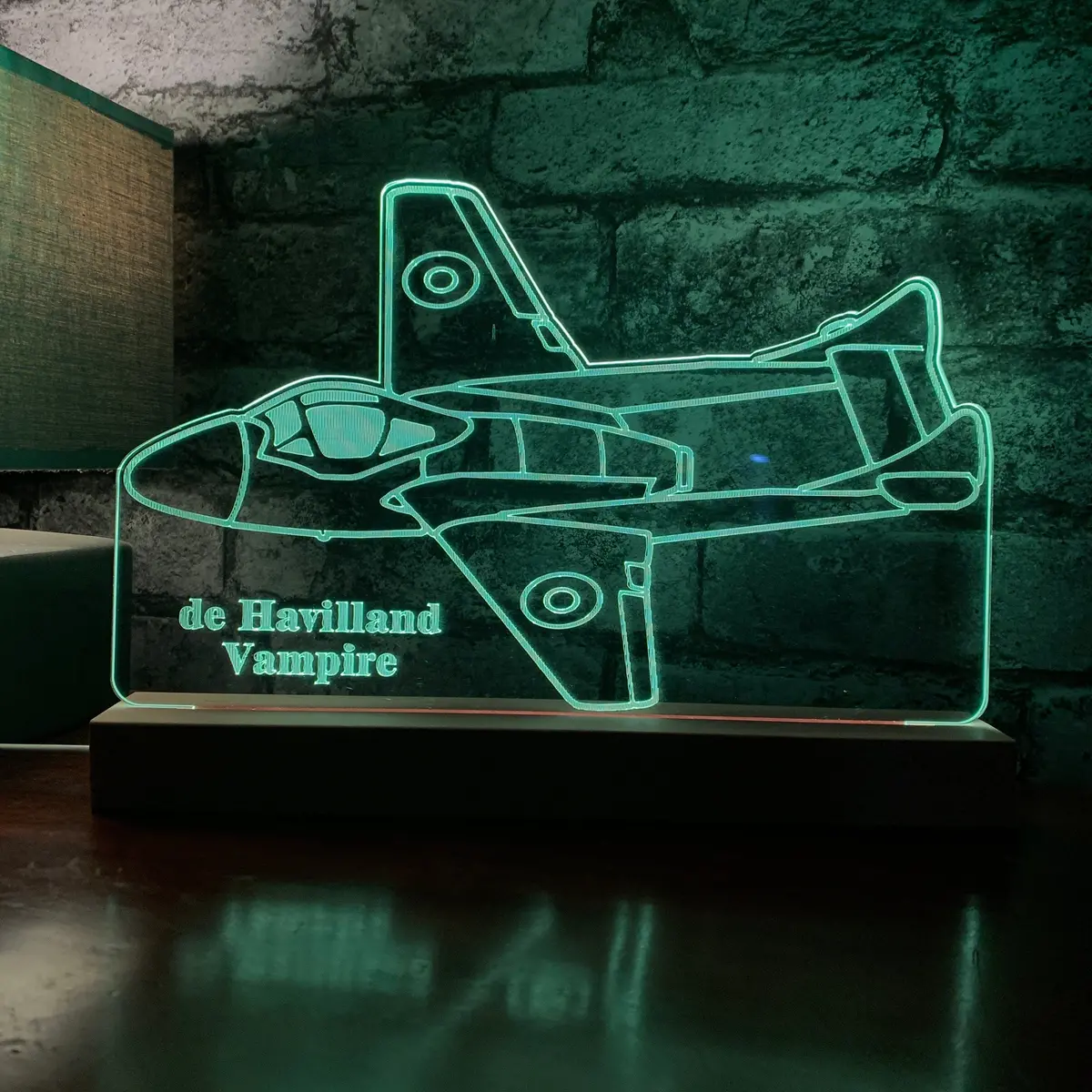 De Havilland Vampire Airplane Led Lamp Night Light 1