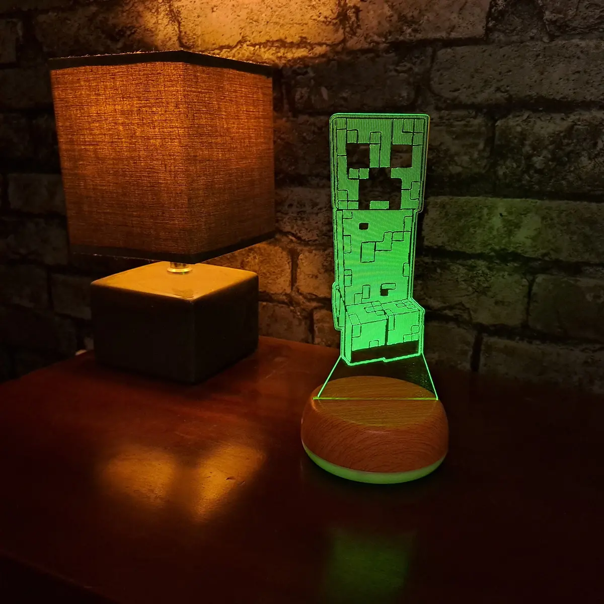 Minecraft Creeper Led Lamp Night Light 1