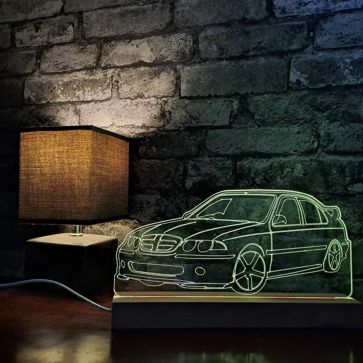 Personalised Mg Car Led Lamp Night Light 1