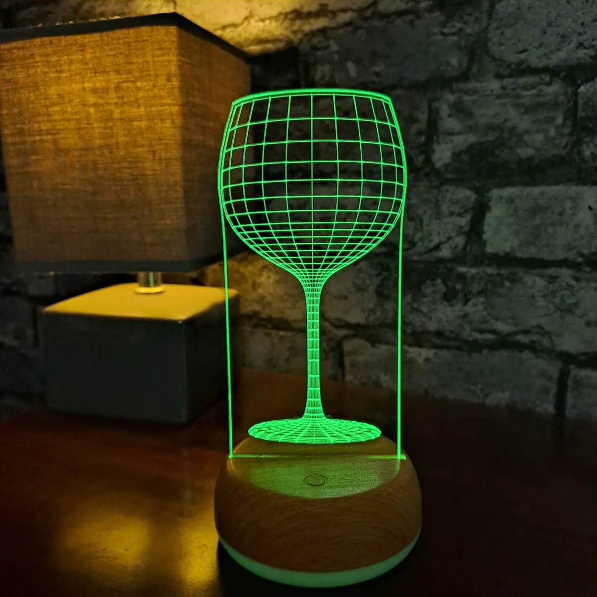 Gin Glass Led Lamp Night Light 1