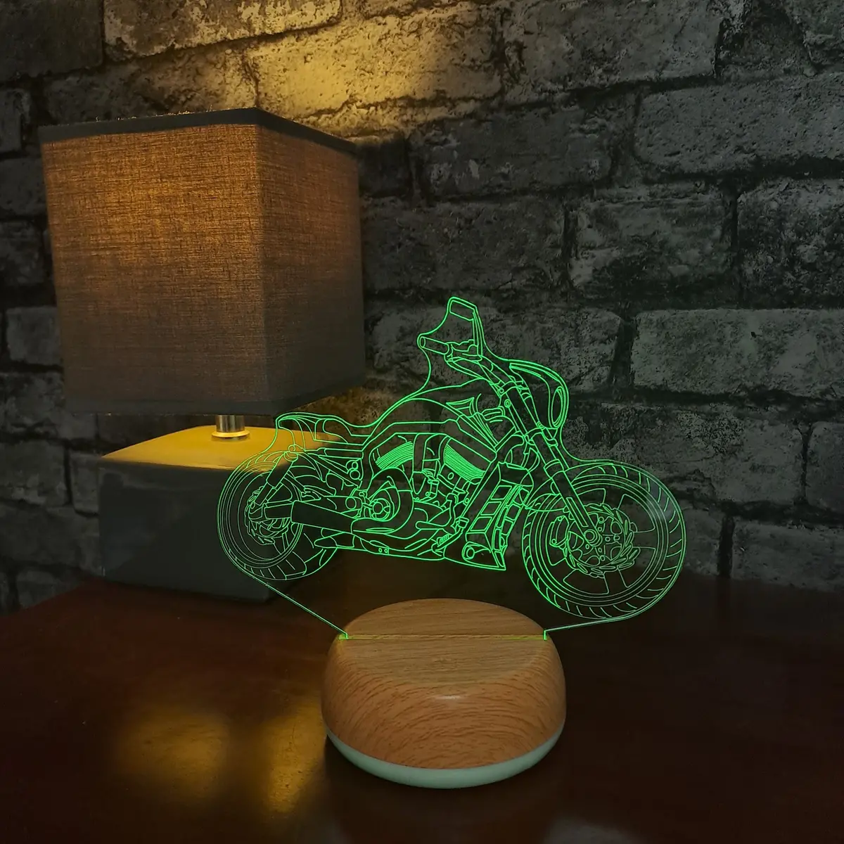 Cruiser Motor Bike Led Lamp Night Light 1
