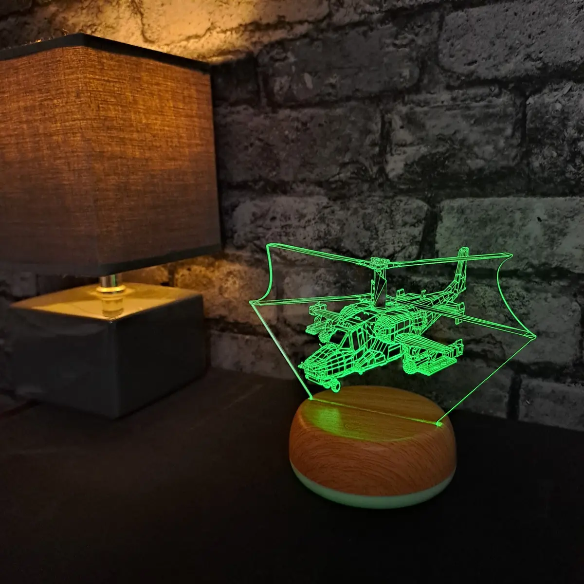 Helicopter Led Lamp Night Light 1