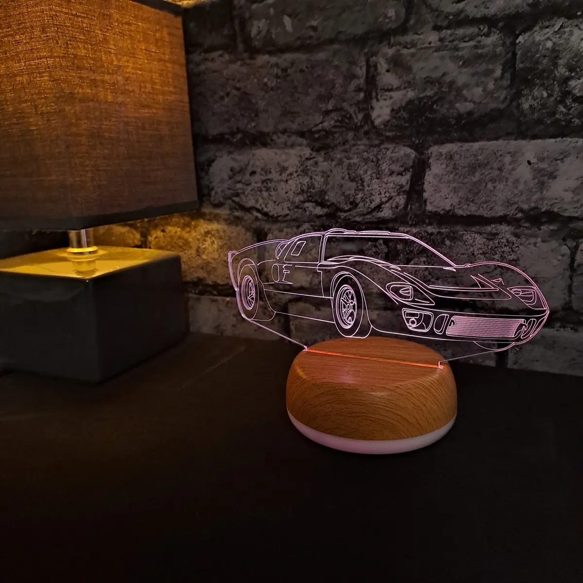 Gt Sports Car Led Lamp Night Light 1