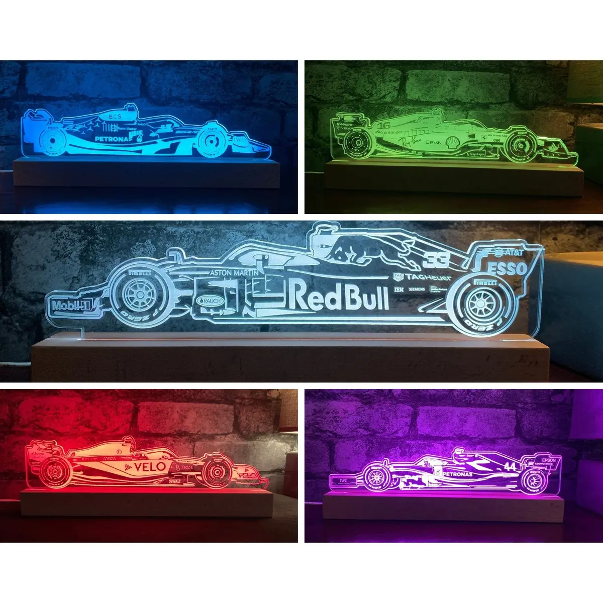 Formula 1 Led Lamp Night Lights 1