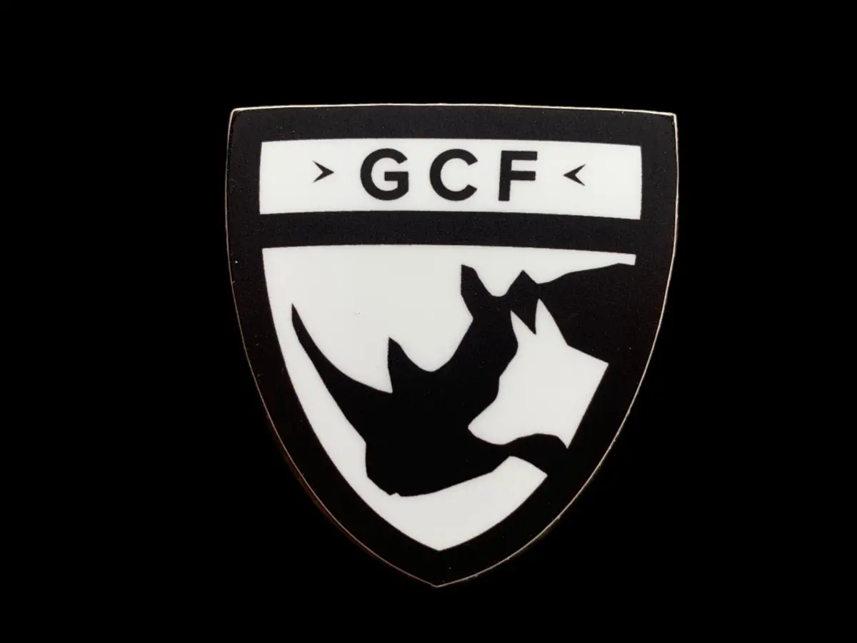 Rhino And K9 Gcf Shield - Sticker 1