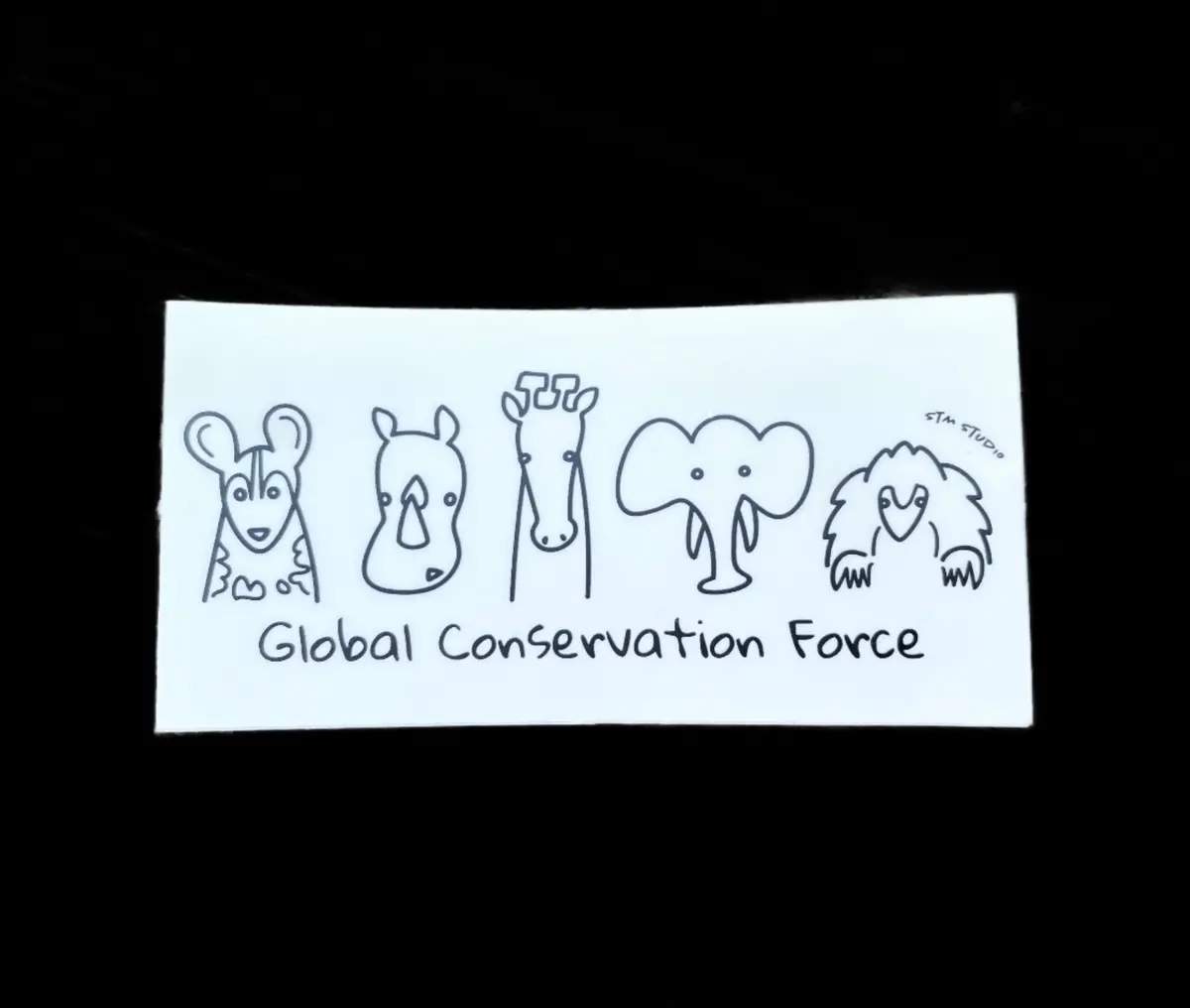 Animal Sketch Vinyl Sticker 1