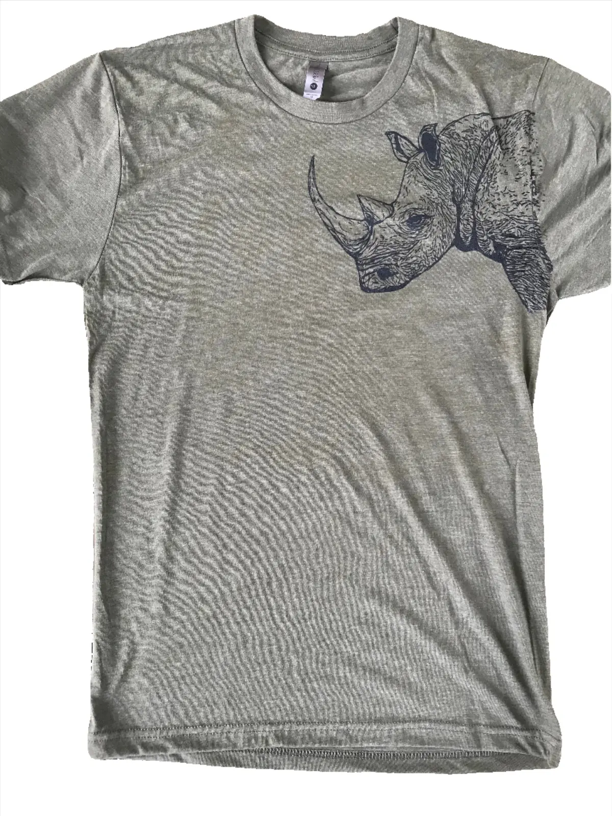Minimalist Rhino Graphic Tee for Men and Women