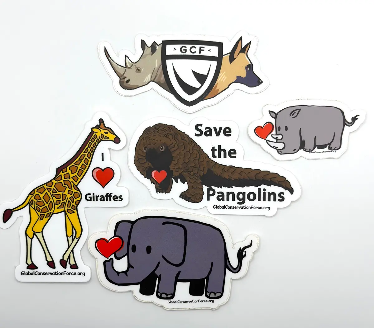 Animal Conservation Sticker Pack 1