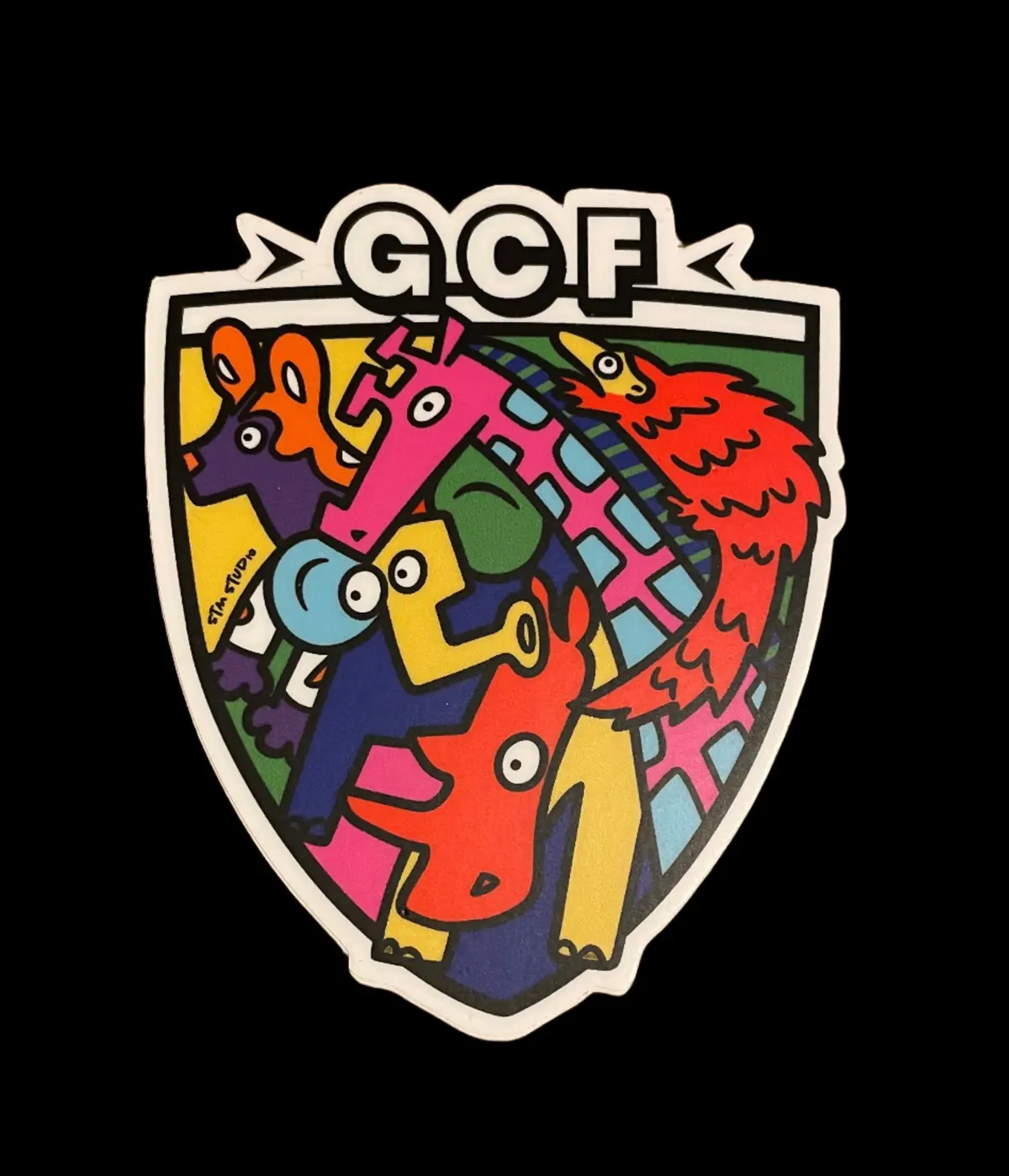 Animal Shield Vinyl Sticker 1