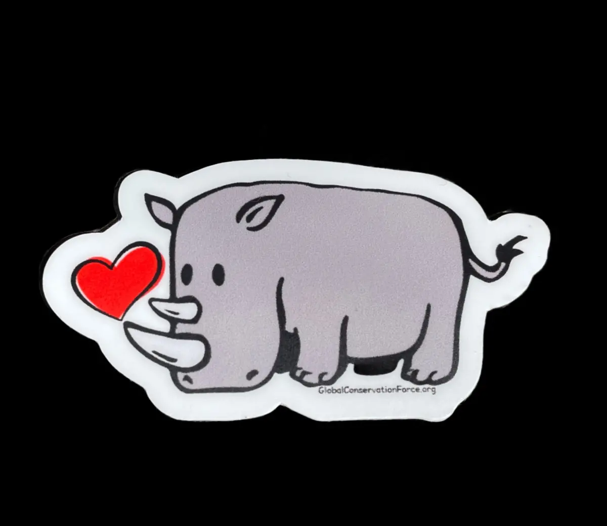 Rhino Love - Sticker 1