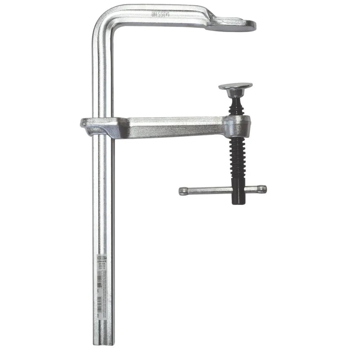 Bessey Gs20k Clamp, Welding, F-Style, Crimped On Swivel Pad, 8 In. X 4 In. , 880 Lb 1
