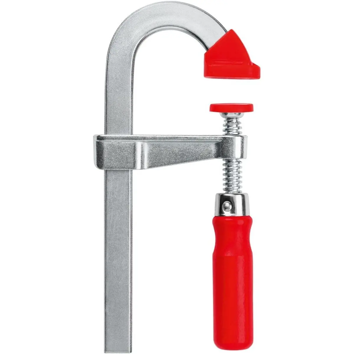 Bessey Lmu2.006 Clamp, Woodworking, F-Style, Zinc Jaws, Swivel Pads, 2 In. X 6 In., 330 Lb 1