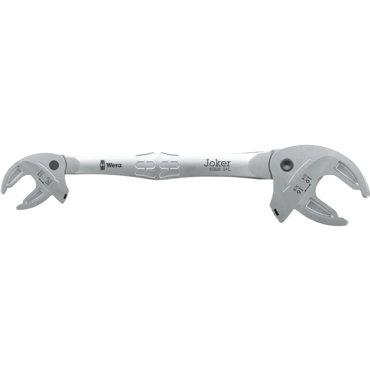 Wera 05020332001 006 Joker S/L Self-Setting Double Open-End Spanner 7/16"; 1/2", 5/8"; 11/16"; 3/4" 1