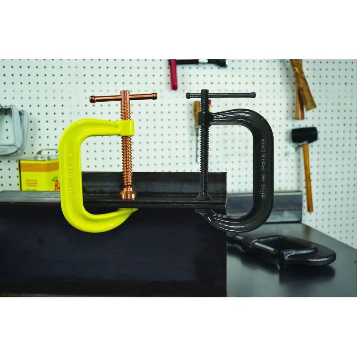 Bessey Cdf412chv C-Clamp, Drop Forged, Copper Spindle, Hi Vis Frame, 12 In. X 5 3/4 In., 9300 Lb 2
