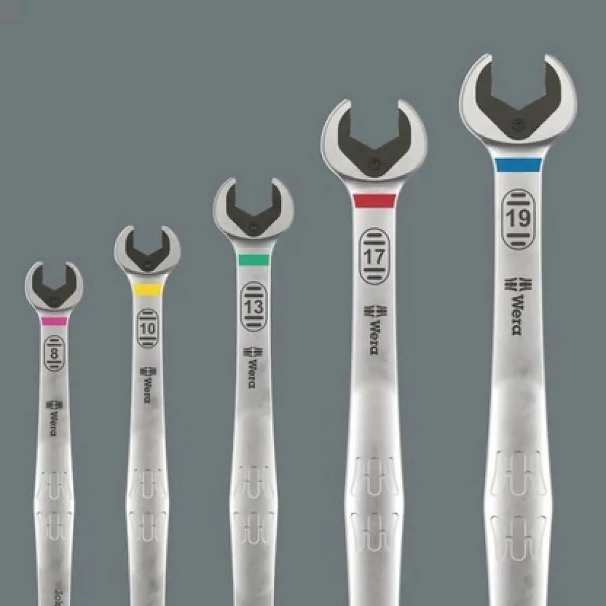 Wera 05020382001 6007 Joker 11 Set 1 Ratcheting Combination Spanner Set, 11 Pieces 2