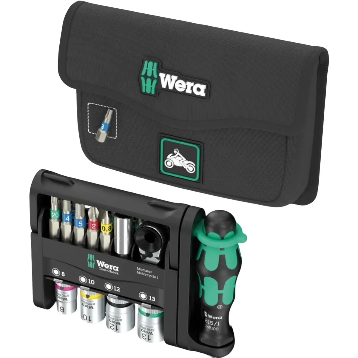 Wera 05049030001 Tool-Check Modular Motorcycle 1, 21 Pieces 1