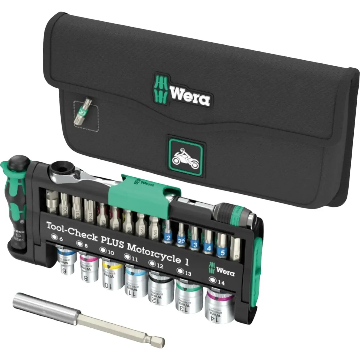 Wera 05049035001 Tool-Check Plus Motorcycle 1, 40 Pieces 1
