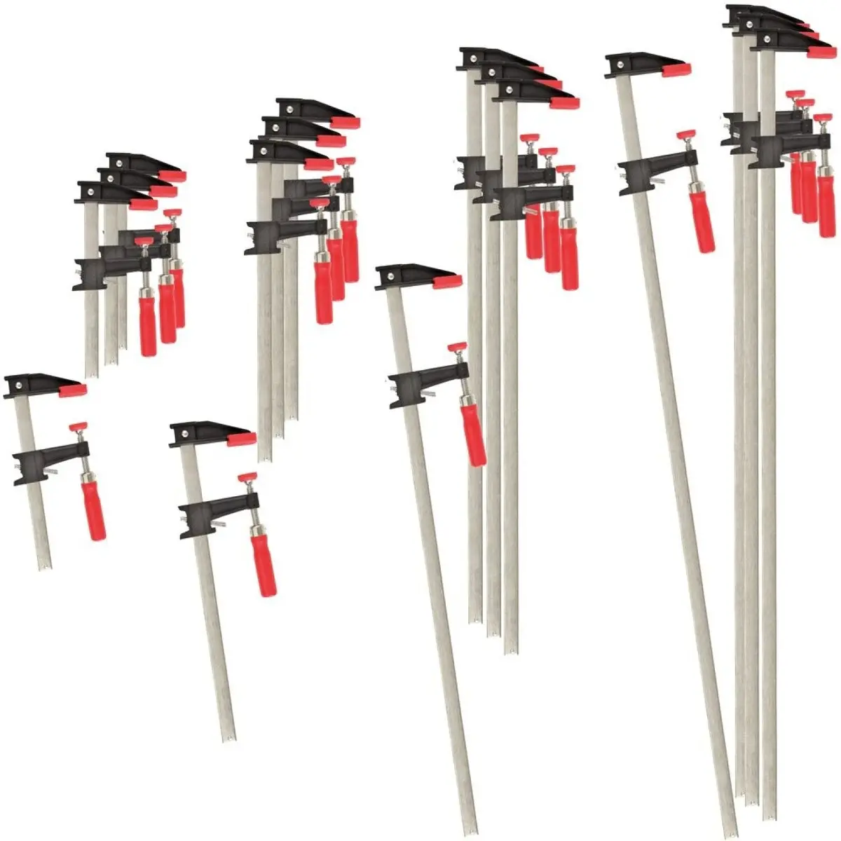 Bessey Btb-Gscc-16Pc 16 Pc Gscc Clutch Style Bar Clamp Set 1