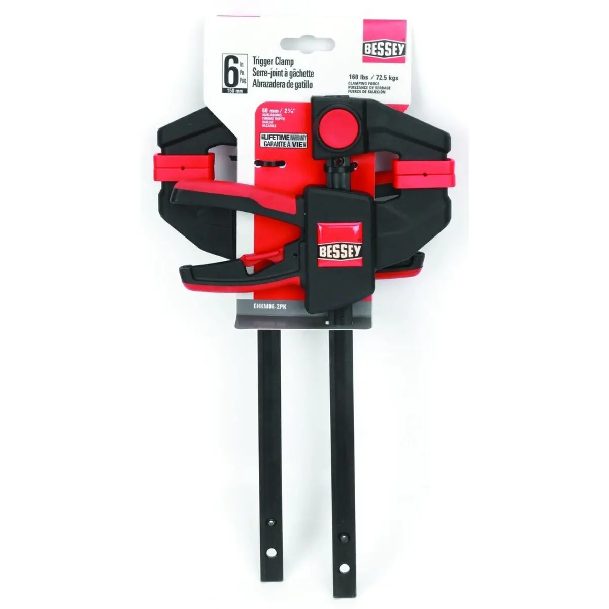 Bessey Ehkmicro-2Pk Set, Trigger Clamps (2 X 4.5 In. 40 Lb) 1