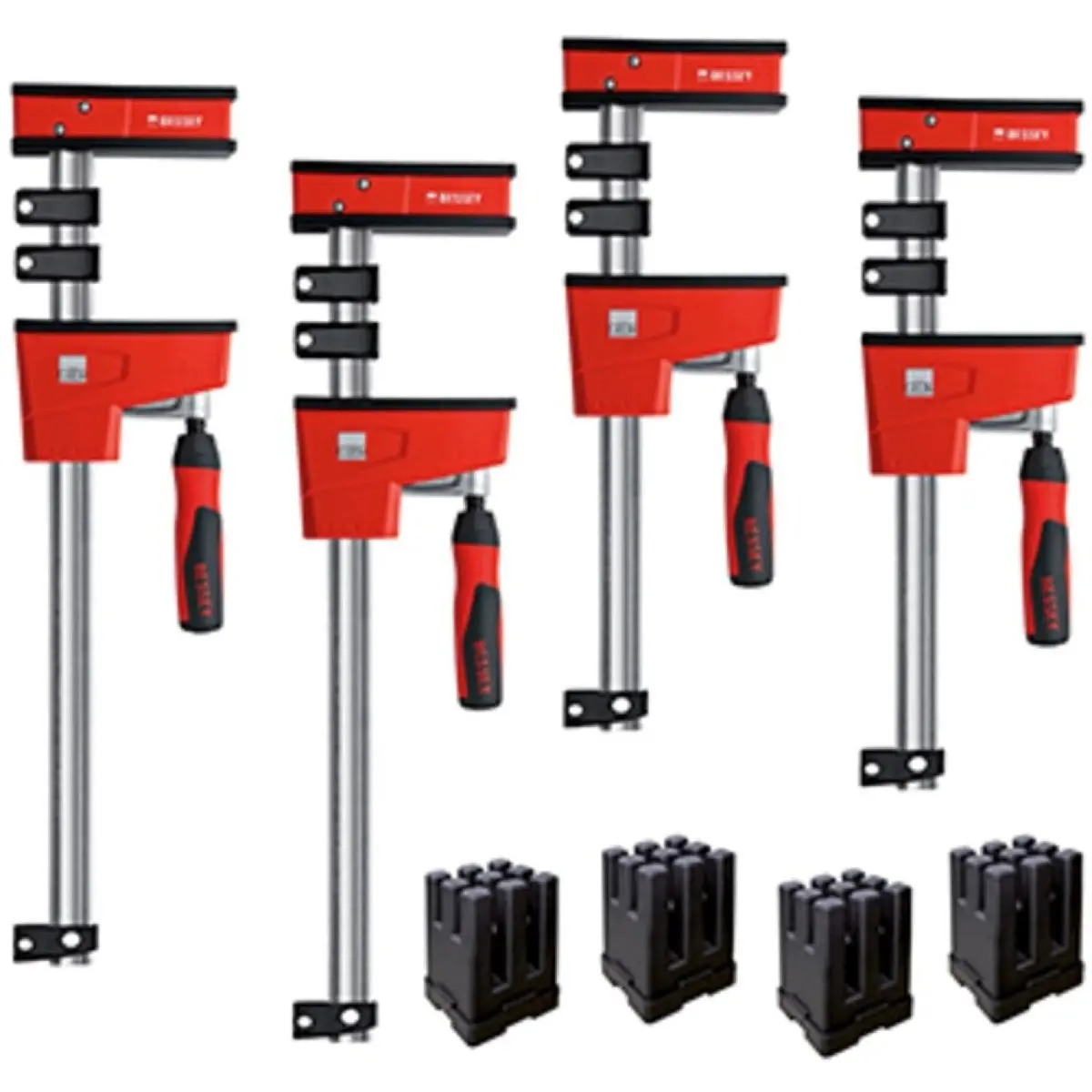 Bessey Krek2440 Parallel Clamp Kit, 2-24", 2-40" K Body Clamps And 1 Set Kp Blocks 1