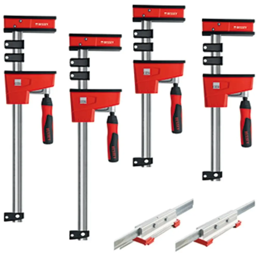 Bessey Krex2440 Parallel Clamp Kit, 2-24", 2-40" K Body Clamps And 2 X Kbx20 1