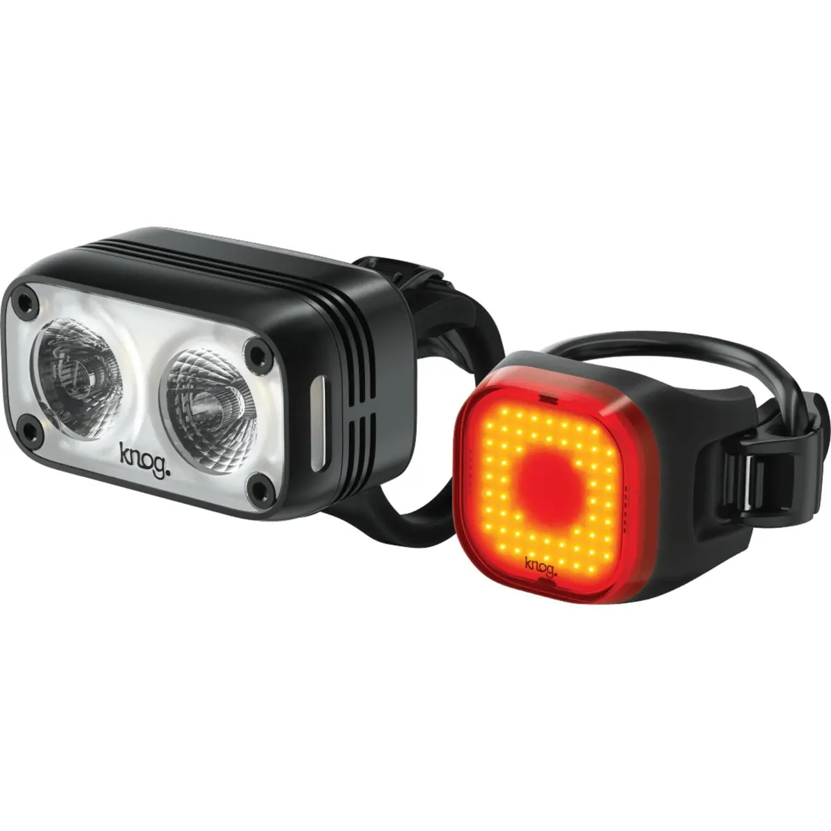 Knog Blinder Road 400 And Mini Square Rear 1