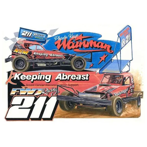Brisca F1 #211 Phoebe Wainman Shale And Tarmac Print 1