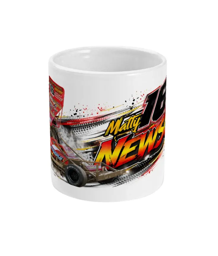 Mat Newson #16 – Brisca F1 Stock Car Mug 1