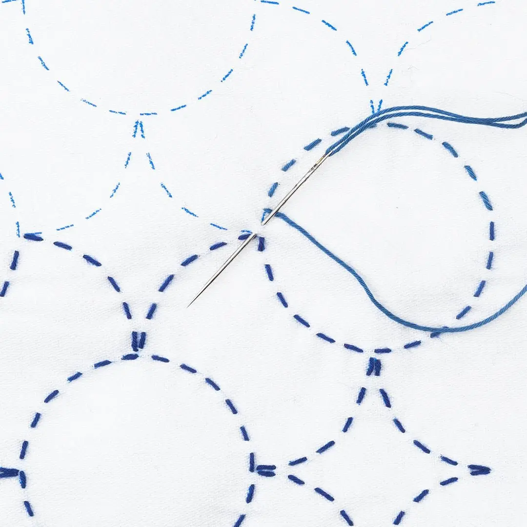 Mr Pattern Club Stitch Sampler - Ombré Circle + Diamond 3