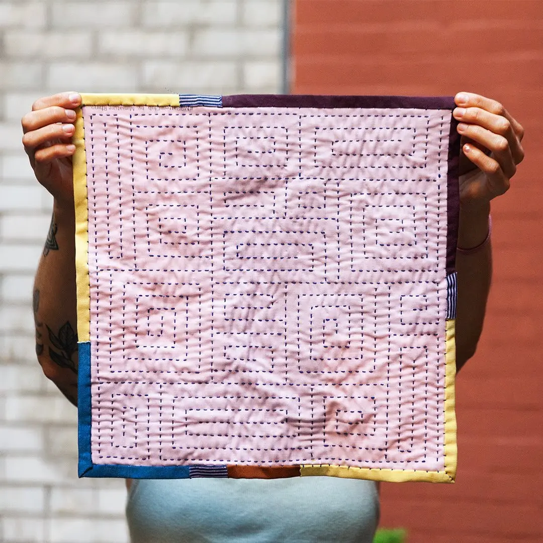 Mr Pattern Club Stitch Sampler - Swirl 1