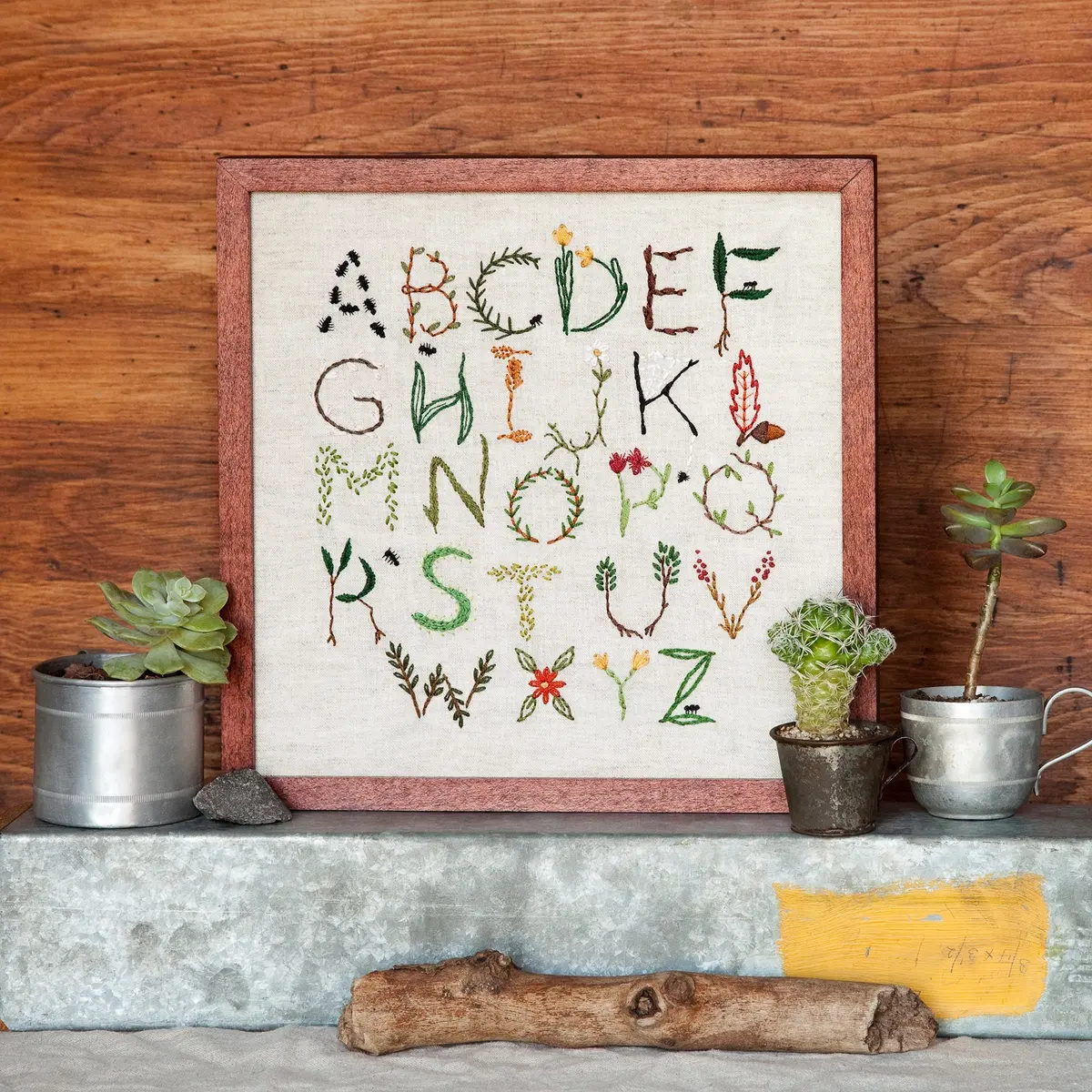 Nature Inspired Alphabet Sampler 1