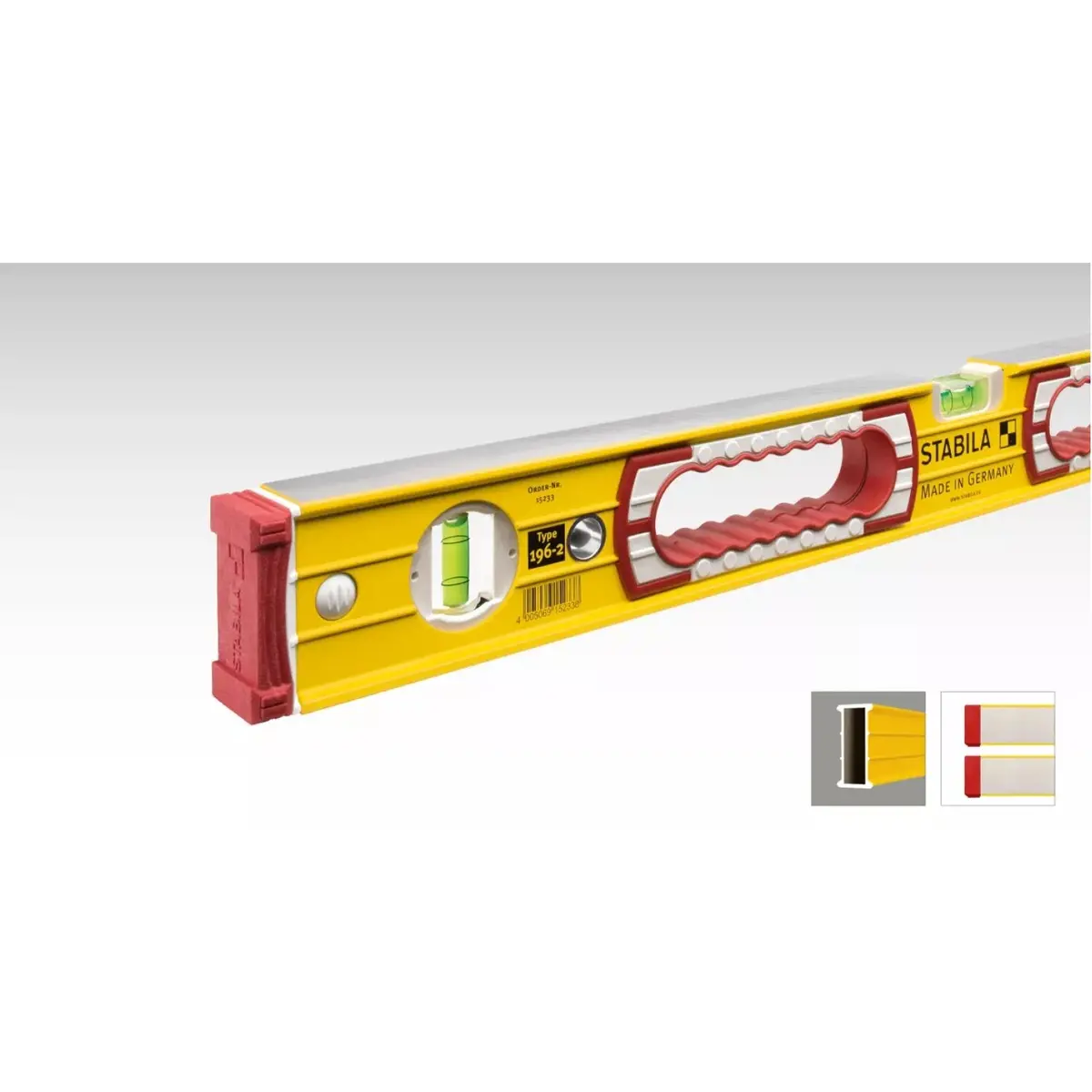 Stabila 37424 Type 196 Heavy Duty Levels 24 Inch 2