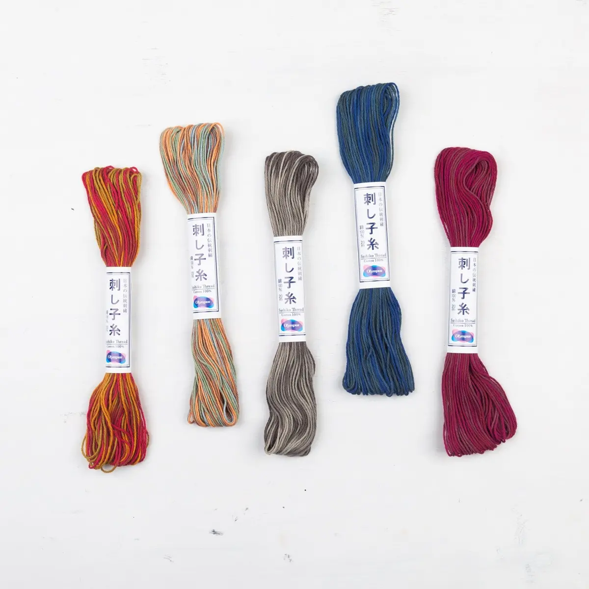 Short-Pitch Variegated Sashiko Thread 22 Yard 1