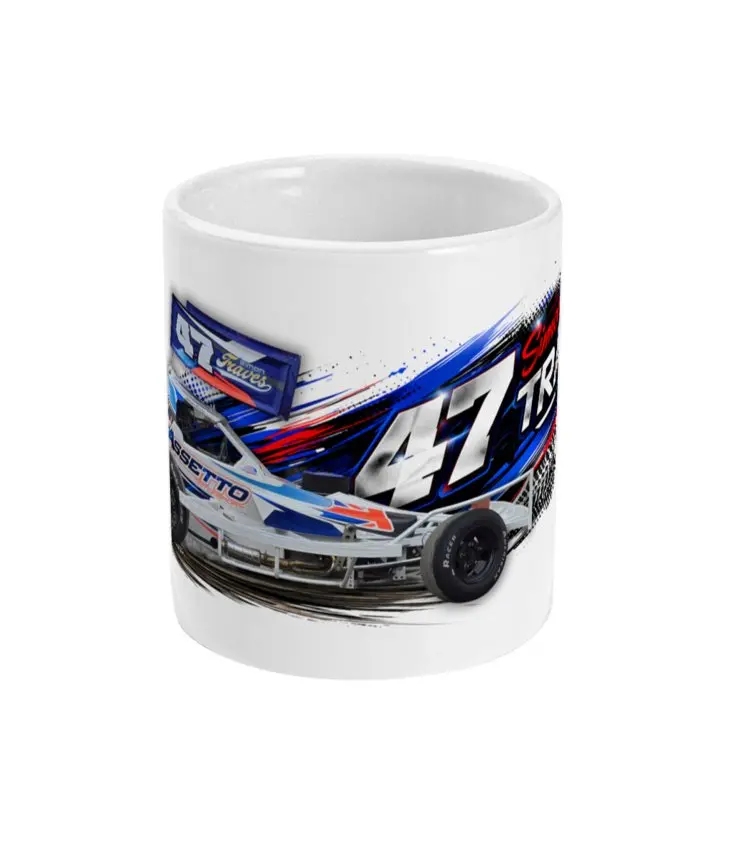 Simon Traves #47 – Brisca F1 Stock Car Mug 1