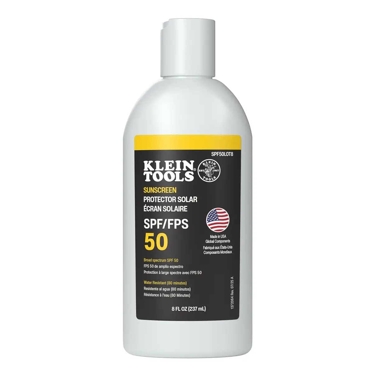 Klein Tools Spf50lot8 Sunscreen Lotion, Broad Spectrum Spf 50, 8 Fl Oz, 12-Pack 1