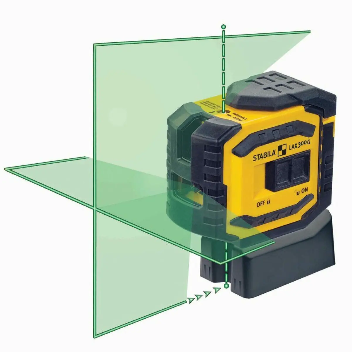 Stabila 03185 Lax 300 Green Laser Level Tool Set 1