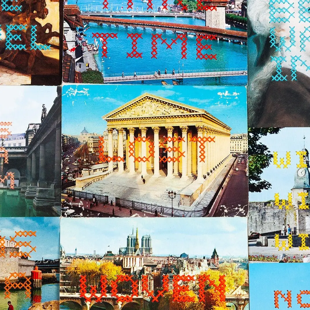 Vintage Stitched Postcard Series 1