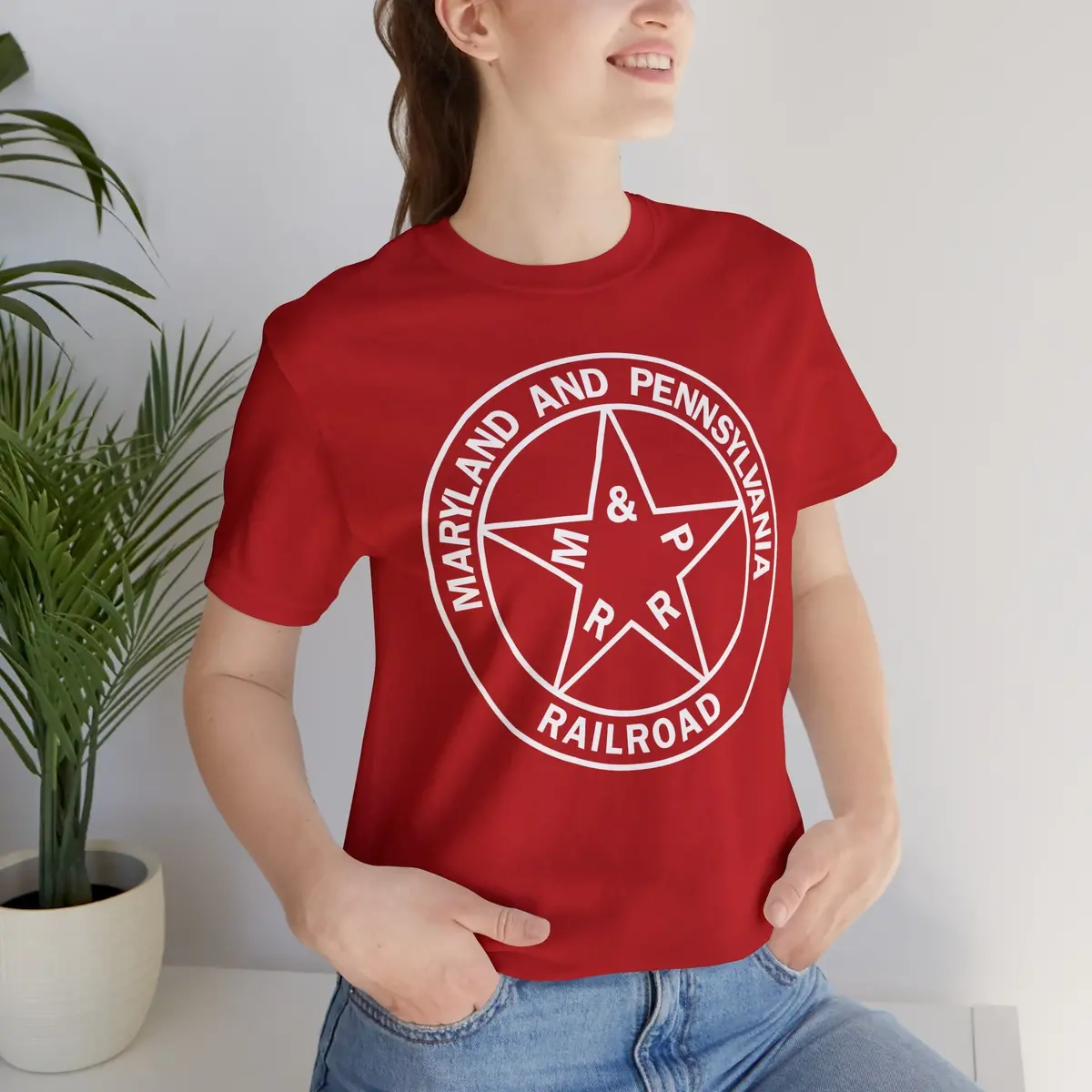 Maryland And Pennsylvania Railroad Logo Tee 16