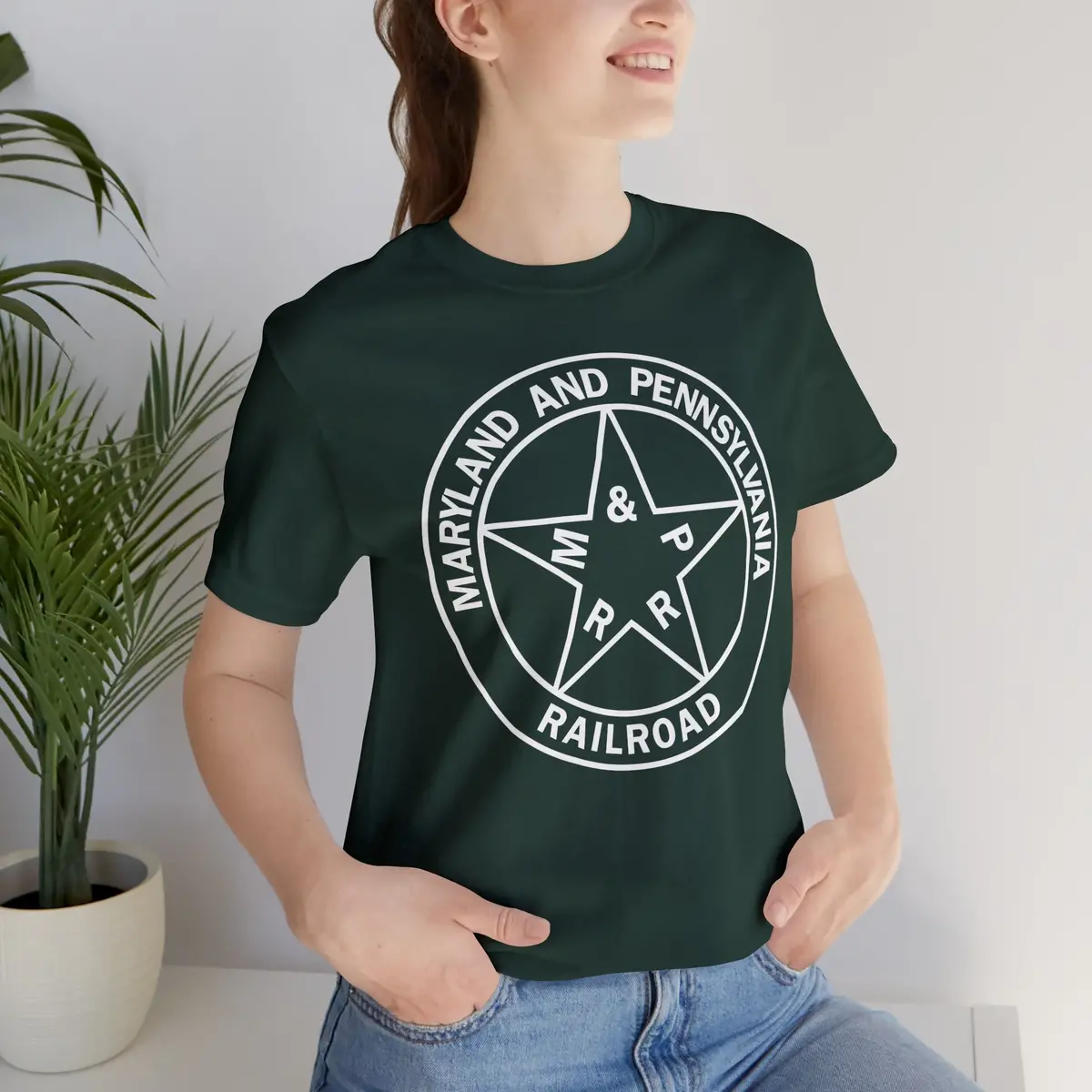 Maryland And Pennsylvania Railroad Logo Tee 8