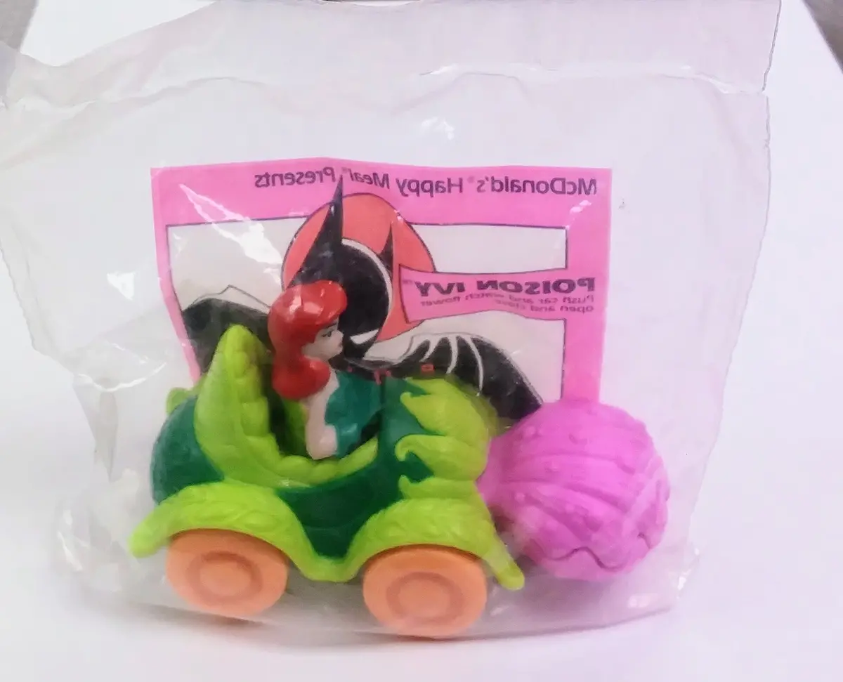 Dc Happy Meal Toy - Poison Ivy Car (Bagged) 1