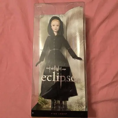 The Twilight Saga Eclipse Jane Barbie Doll Collector Pink Label Nib Mattel 2010 1